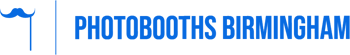 Photobooths Birmingham logos website blue